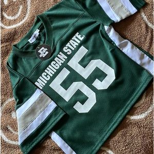 Michigan state women’s crop jersey. MSU. Michigan State University. Spartans